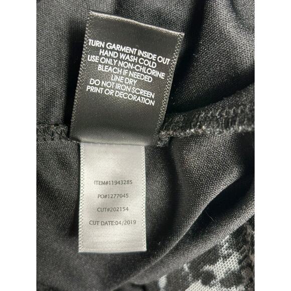 Torrid Leopard Mesh Midi Dress Womens 3X Dark Grey Sleeveless V-Neck Fairygoth - Picture 5 of 7